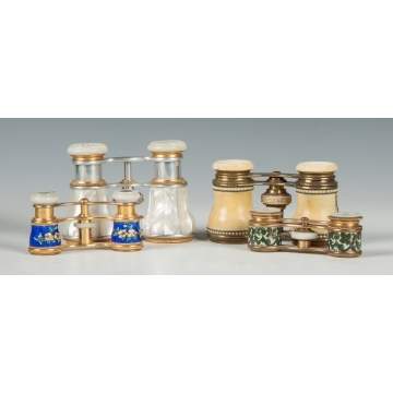 Four Pairs of Victorian Opera Glasses