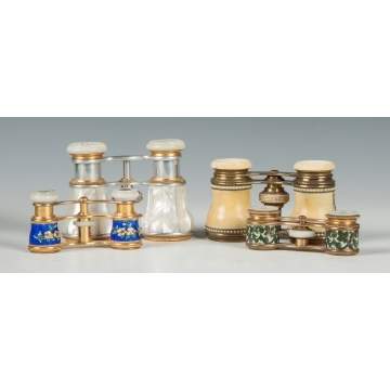 Four Pairs of Victorian Opera Glasses