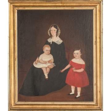 Portrait of a Mother & Two Children