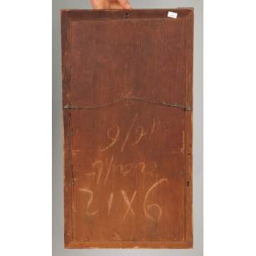 Sheraton Reverse Painted Mirror