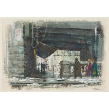 Ralph Avery (American, 1906-1976) "McGinty's Catwalk"