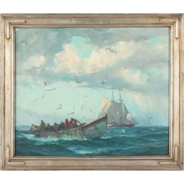 Gordon Hope Grant (American, 1875-1962) Fishing Boat