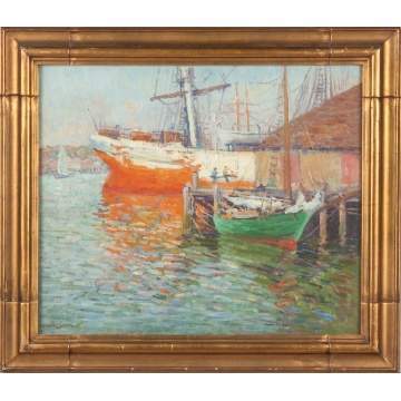 Frederick Carl Smith (American, 1868-1955) "Old Salt Boat"