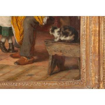 James Clarke Waite (English, 1832-1921) Genre scene