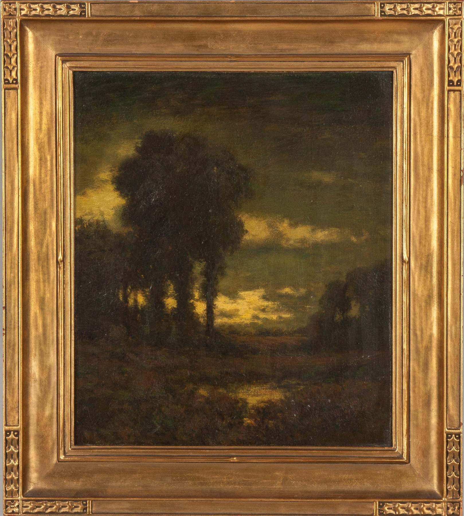 Alexander Wyant (American, 18361892) Landscape at dusk Cottone Auctions