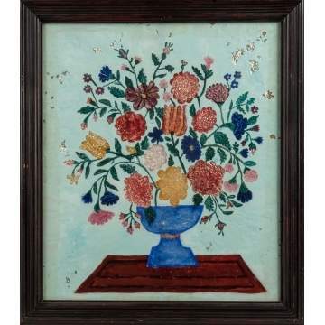 Three Victorian Tinsel Paintings