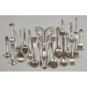 Group of Various Sterling Silver Flatware & Serving Pieces