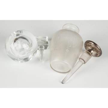 Two Steuben Cologne Bottles