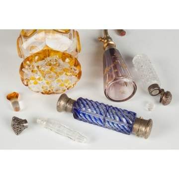 Group of Colognes and Scent Bottles