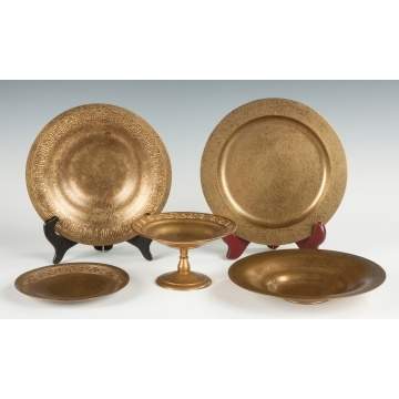 Tiffany Studios NY Gold Dore Items