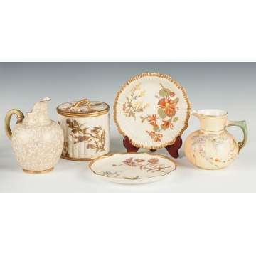 Group of Royal Worcester
