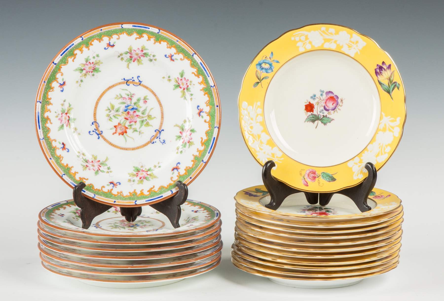 Coalport & Tiffany Luncheon Plates Cottone Auctions