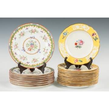 Coalport & Tiffany Luncheon Plates