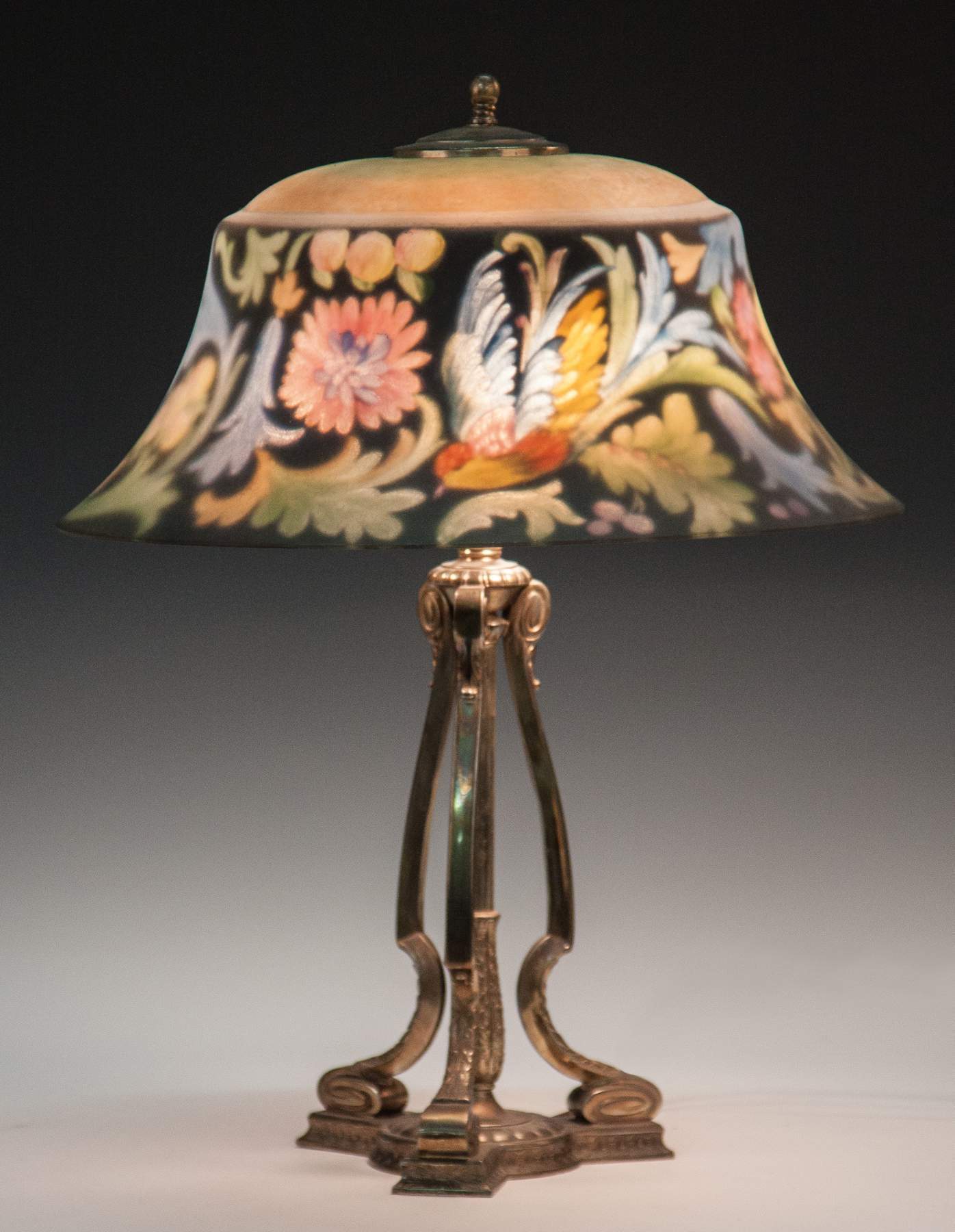 Pairpoint Bird of Paradise Table Lamp | Cottone Auctions