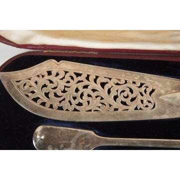 Sterling Silver Fish Set