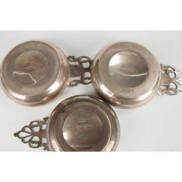 Three Tiffany & Co. Sterling Porringers