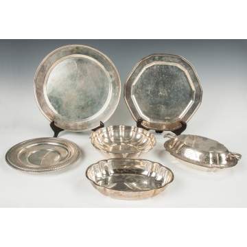 Group Sterling Serving Pieces