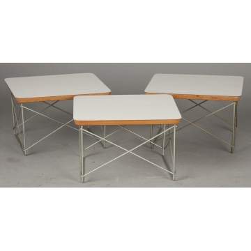 3 Herman Miller Laminated & Steel Tables