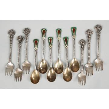 Group of Sterling Silver Forks & Spoons