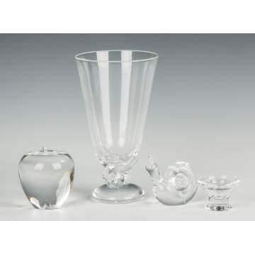 Group of Clear Steuben Glass