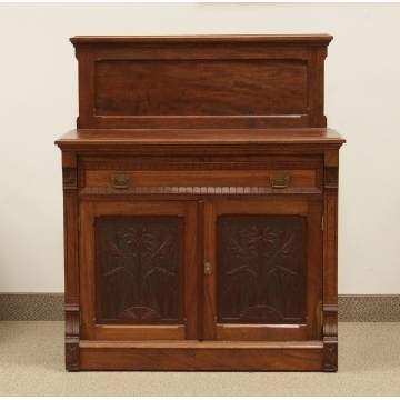 Christian Weiss Carved Mahogany Commode
