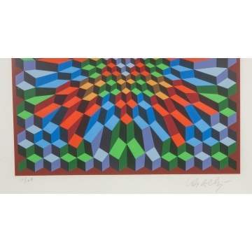 Victor Vasarely (French, 1906-1997) Lithograph