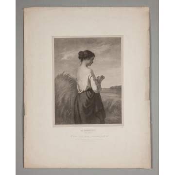 William Morris Hunt (American, 1824-1879) Group of 5 Painted & Lithographed Prints