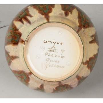 Huge Pzh Unique Metallic Vase