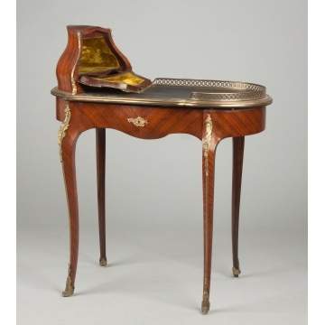 French Kingwood & Bronze Mounted Lady's Writing Desk