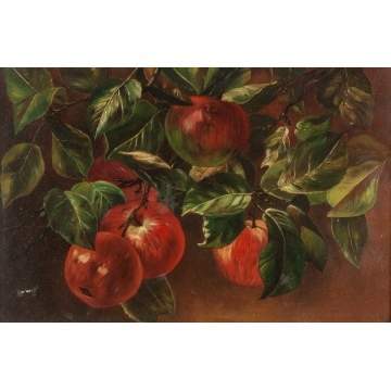 Harry Herman Roseland (American, 1866-1950) Still Life of Apples
