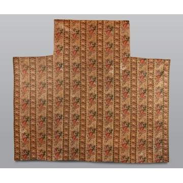 Whole Cloth Chintz Quilt, Bouquet Pattern