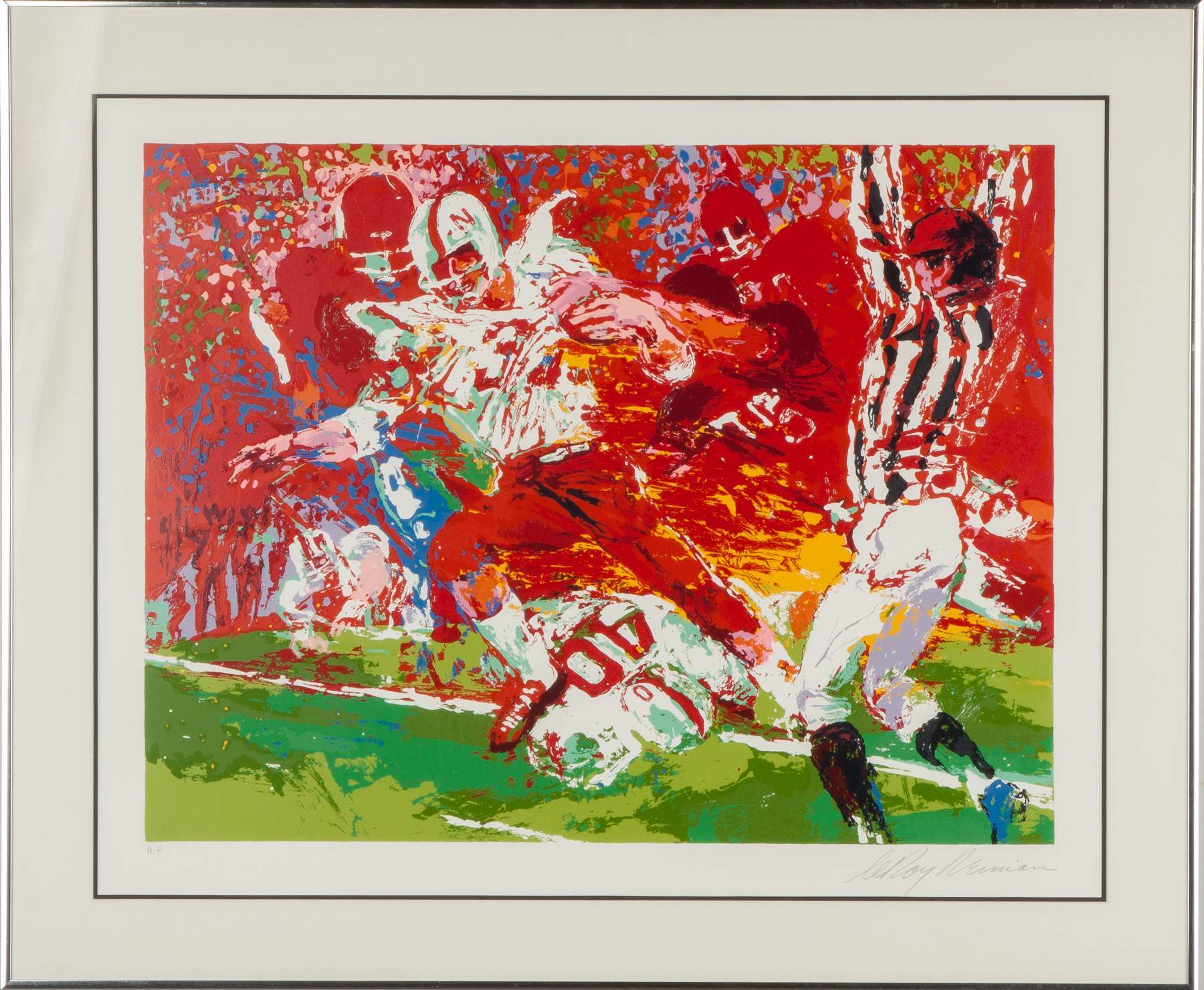 Leroy Neiman (American, 19212012) "Game of the Century