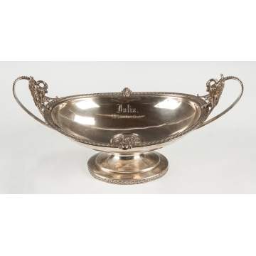 Wood & Hughes, NY, Silver Handled Compote