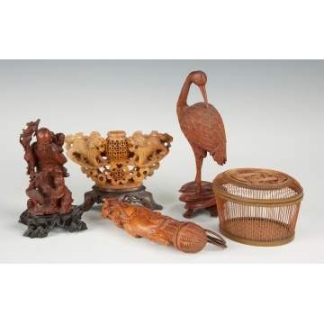 Group of Five Asian Objects