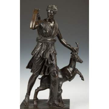 Diana The Huntress Bronze Sculpture