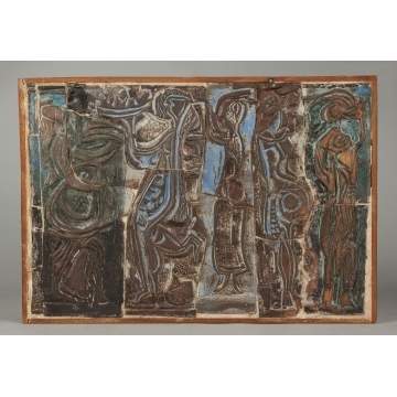 Frans Wildenhain (German/American, 1905-1980) "Tile Mosaic"