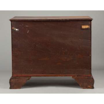 Diminutive PA Chippendale Walnut Four-Drawer Chest
