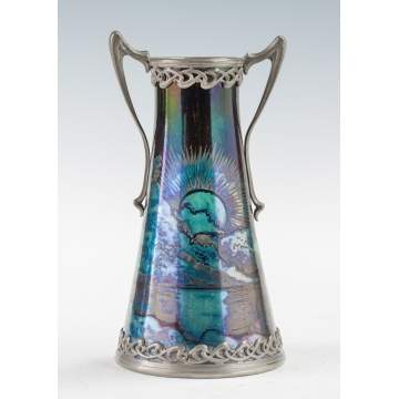 Ludwig R. Schutz German Cobalt Glazed Vase
