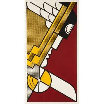 Roy Lichtenstein (American, 1923-1997) "Salute to Aviation" (C. 63)