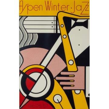 Roy Lichtenstein (American, 1923-1997) "Aspen Winter Jazz" (C. 44)