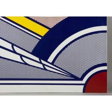 Roy Lichtenstein (American, 1923-1997) "Modern Painting in Porcelain"