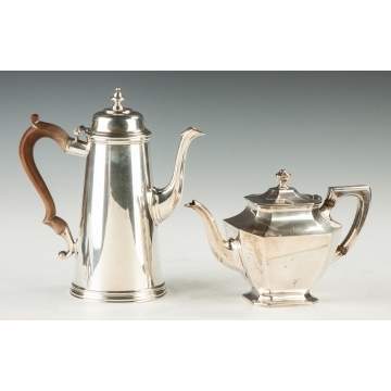 Ensko Sterling Silver Coffee Pot & American Sterling Silver Teapot