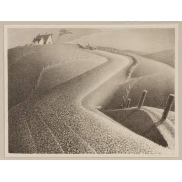 
Grant Wood (American, 1891-1942) "March"