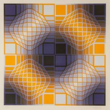 Victor Vasarely (French/Hungarian, 1906-1997) Lithograph