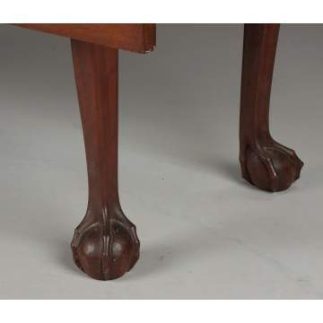 American Mahogany Chippendale Drop Leaf Table