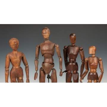 Carved and Jointed Artist Models