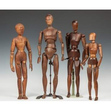 Carved and Jointed Artist Models