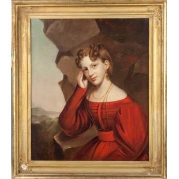 Attr. to Ezra Ames (American, 1768-1836) Miss Cornelia Ann Baldwin at 18
