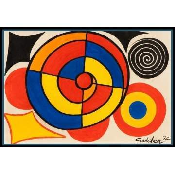 Alexander Calder (American, 1898-1976) "Segmented Spiral"