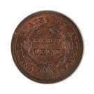 1857 Braided Hair Half Cent